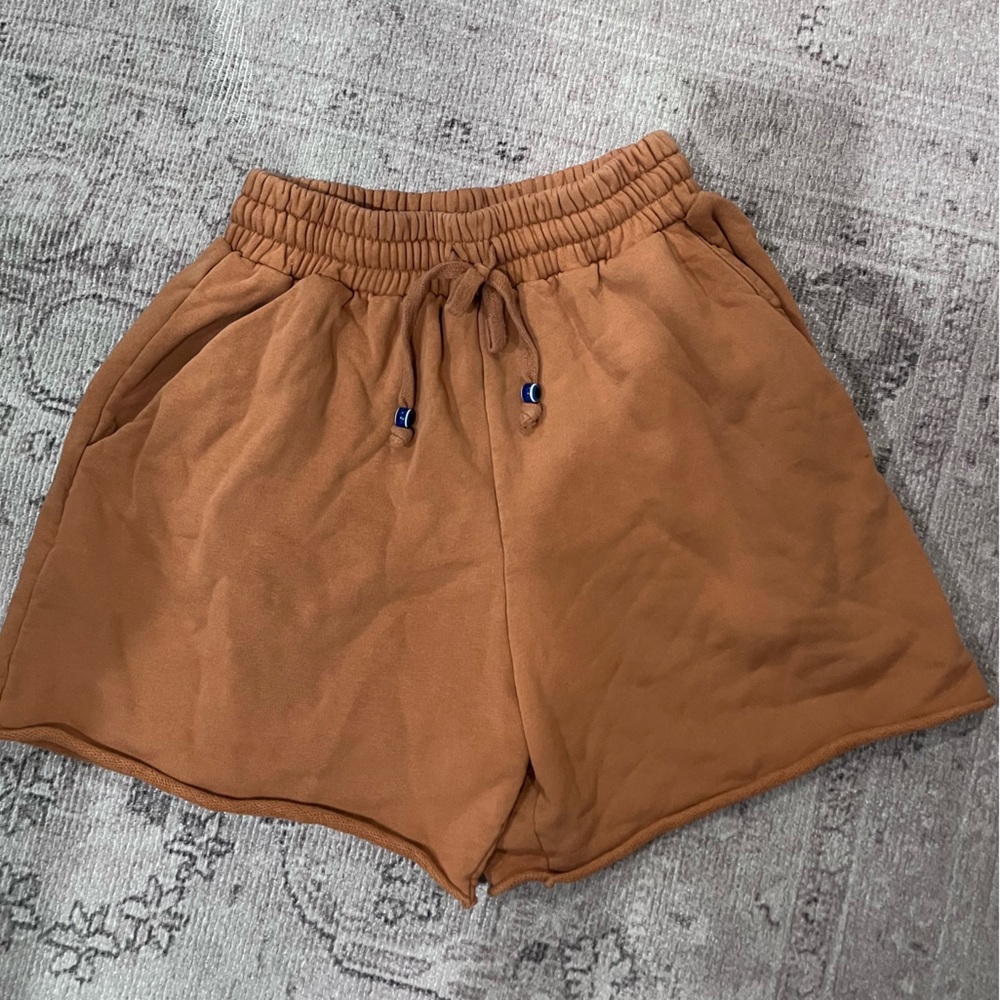 STAUD - Sweatsuit Set in Terra (Shorts)